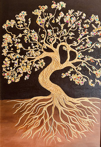 Tree of Life oil painting